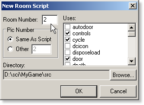 New Room Script